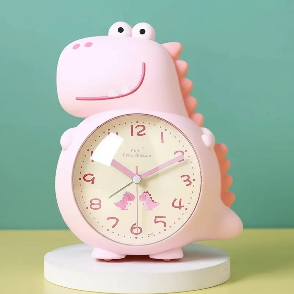 Dinosaur Alarm Clock Gentle Wake-Up Light & Silent Operation