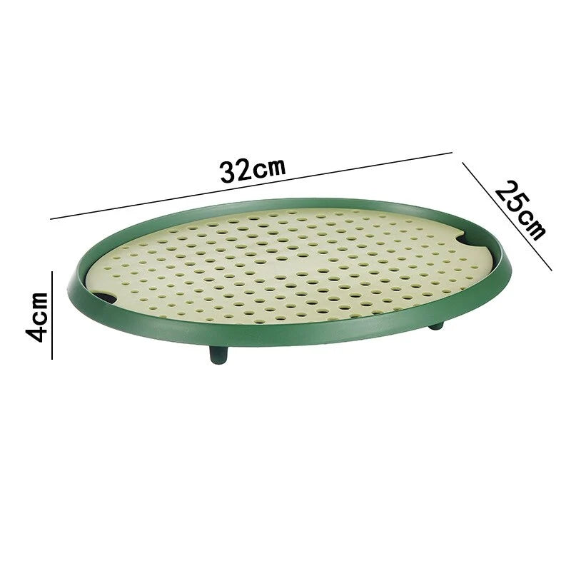 Dish Drainer Double-Layer With Side Drainage Hole