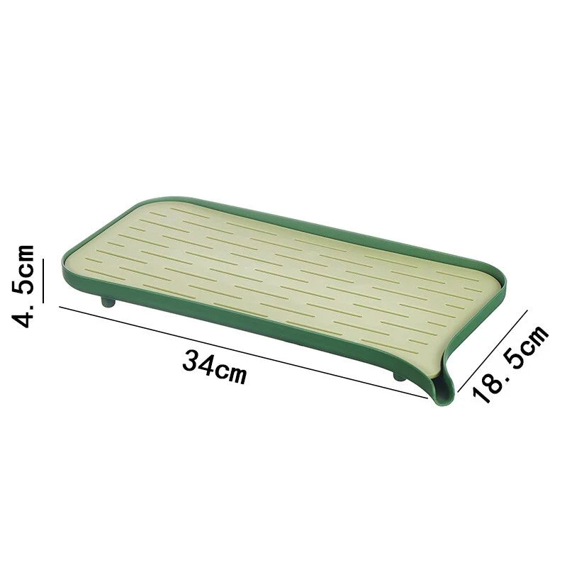 Dish Drainer Double-Layer With Side Drainage Hole