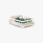 Dish Drainer Stainless Steel Space-Saving Non-Slip Feet
