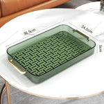 Dish Drainer Tray Dual-Use Serving Plastic Grid