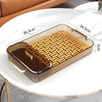 Dish Drainer Tray Dual-Use Serving Plastic Grid