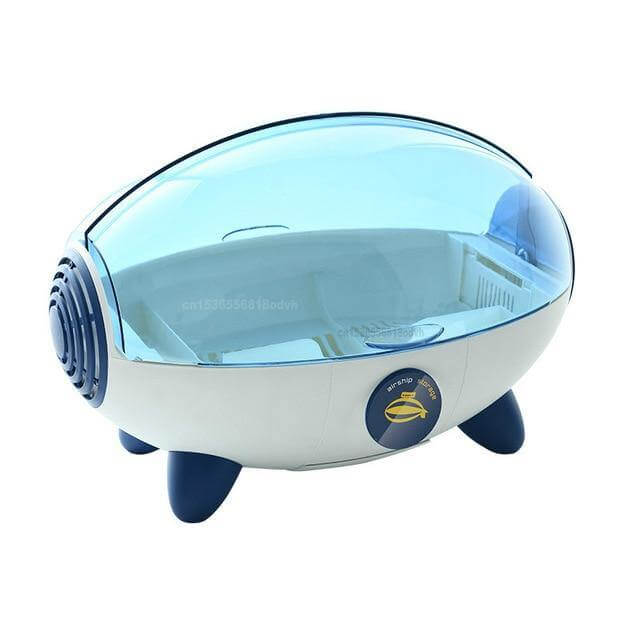 Dish Drying Rack Plastic Large-Capacity Capsule Design