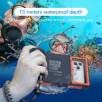 Diving Phone Case Waterproof to 50 Ft Shockproof Protection