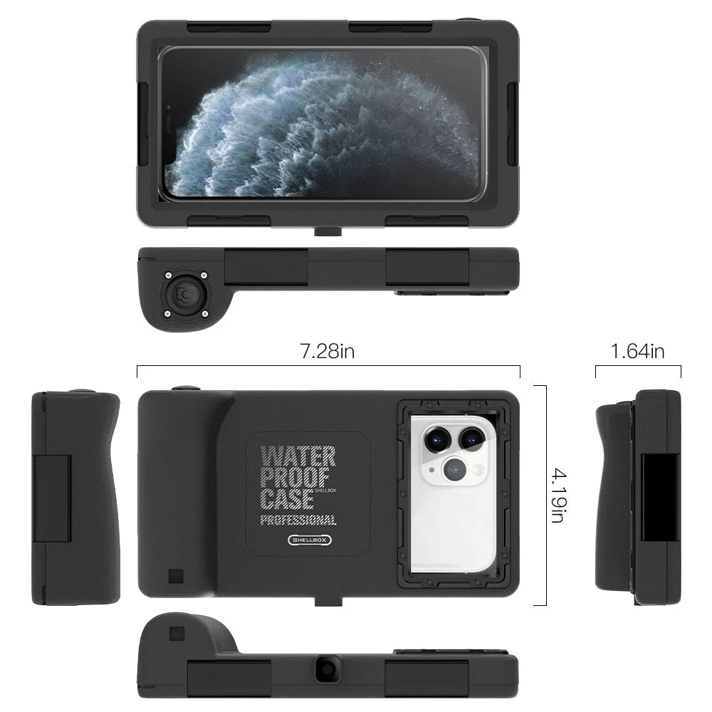 Diving Phone Case Waterproof to 50 Ft Shockproof Protection