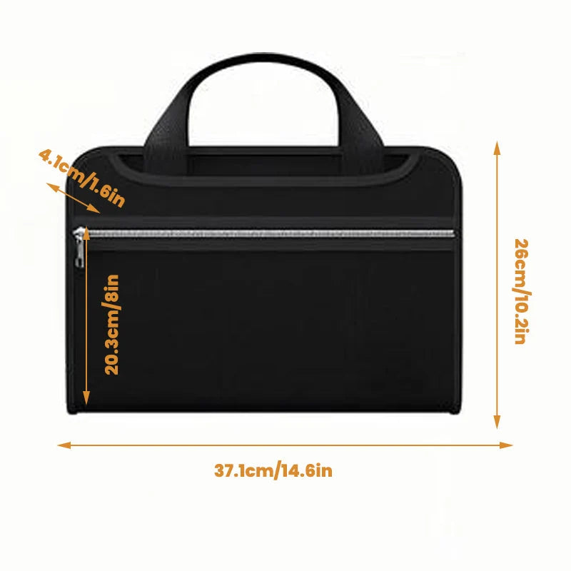 Document Folder A4 Fireproof & Waterproof 12 Pocket