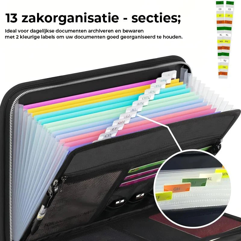 Document Folder A4 Fireproof & Waterproof 12 Pocket