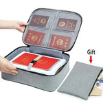 Document Organizer Bag Oxford Fabric Locking Large Capacity