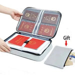 Document Organizer Bag Oxford Fabric Locking Large Capacity