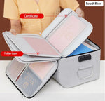 Document Organizer Bag Oxford Fabric Locking Large Capacity