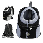 Dog Backpack Carrier Breathable Mesh Built-In Safety Tether