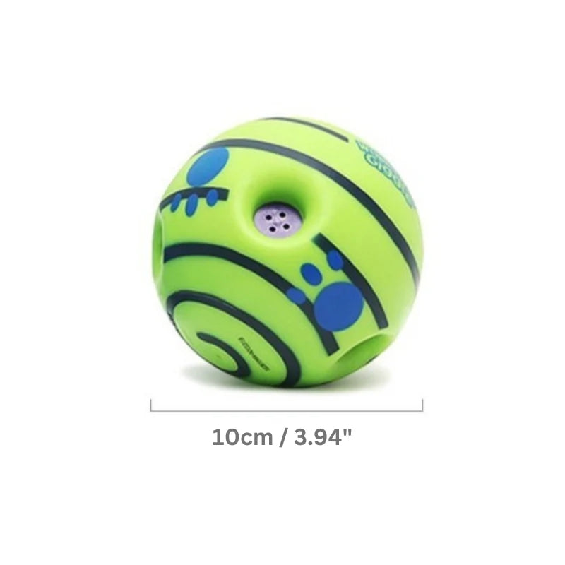 Dog Ball Interactive Noise-Making Battery-Free