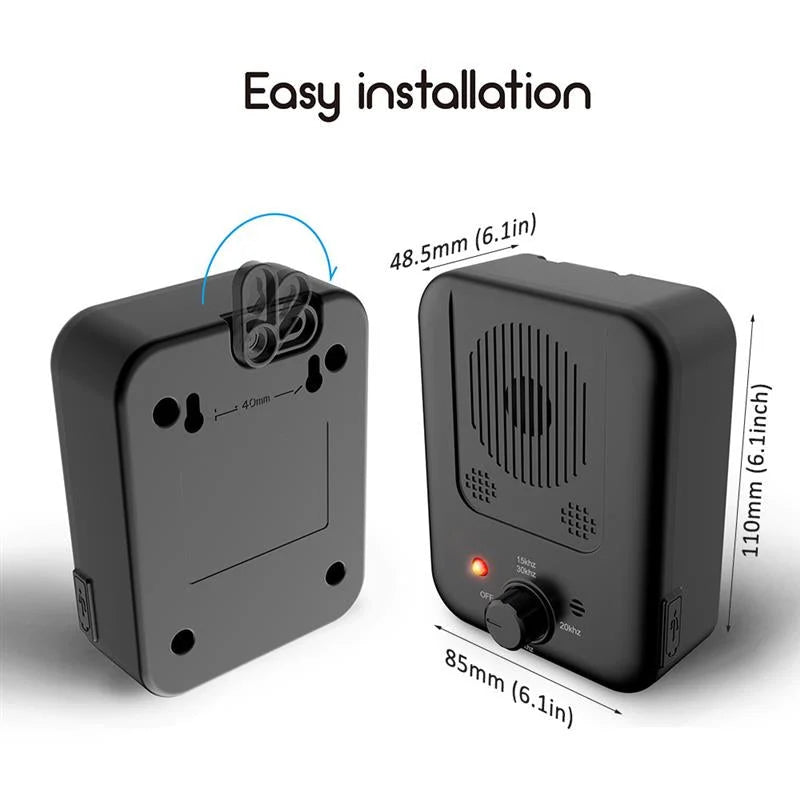 Dog Bark Control Device Automatic Ultrasonic Detection 50-Foot Range
