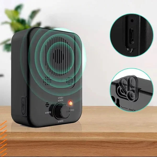 Dog Bark Deterrent Ultrasonic Automatic USB Rechargeable