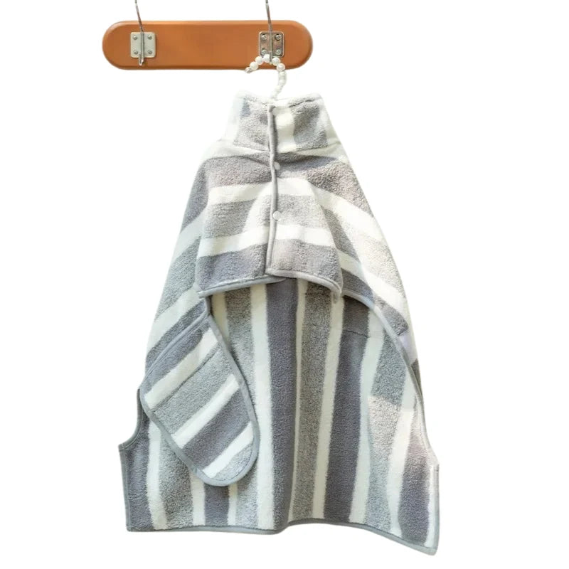 Dog Bath Robe Coral Fleece Quick-Dry Snug Fit