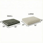 Dog Bed Machine-Washable Cover Water-Resistant Insert Recycled-Bottle Fill