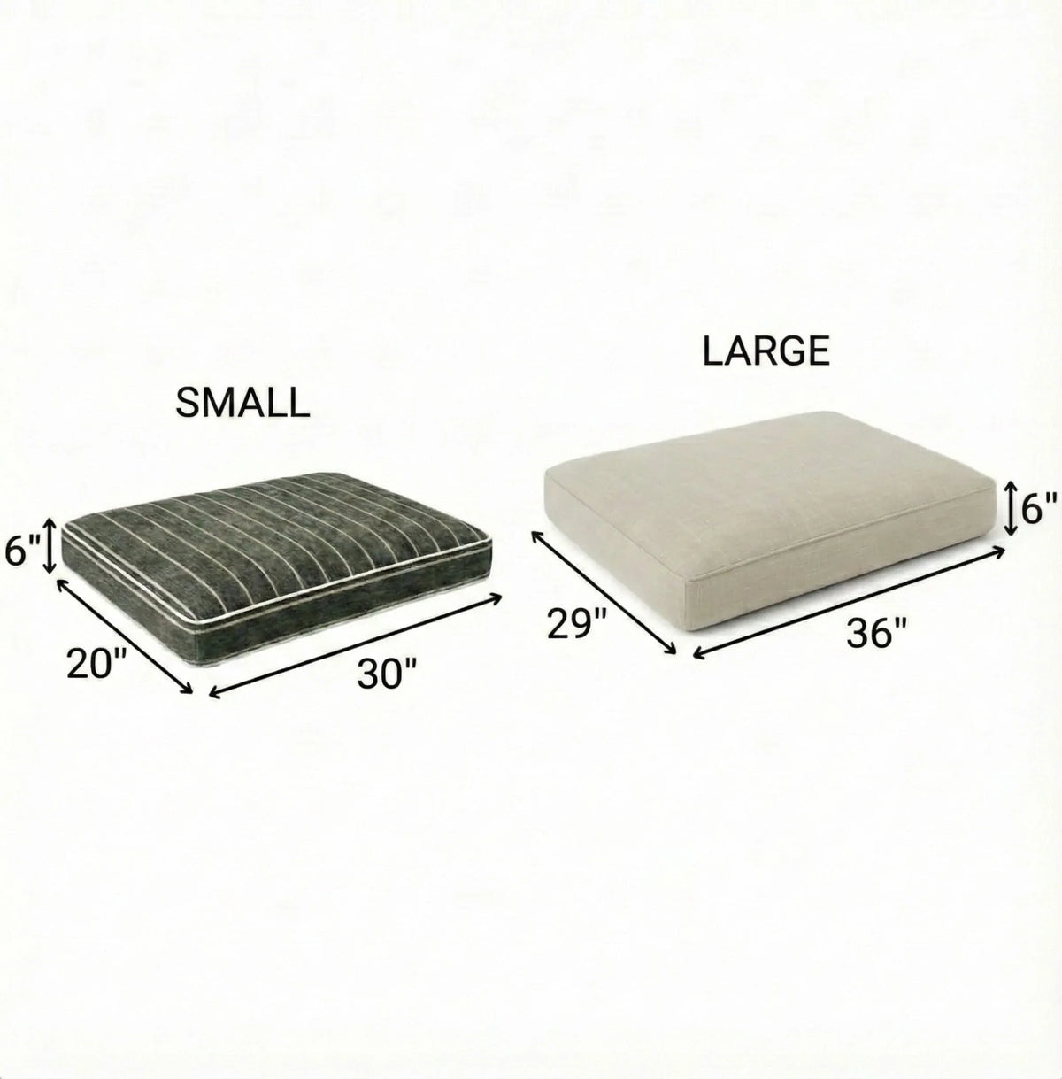 Dog Bed Machine-Washable Cover Water-Resistant Insert Recycled-Bottle Fill