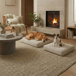 Dog Bed Machine-Washable Cover Water-Resistant Insert Recycled-Bottle Fill