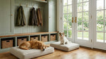 Dog Bed Machine-Washable Cover Water-Resistant Insert Recycled-Bottle Fill