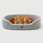 Dog Bed Orthopedic Foam Waterproof Lining Raised Edges