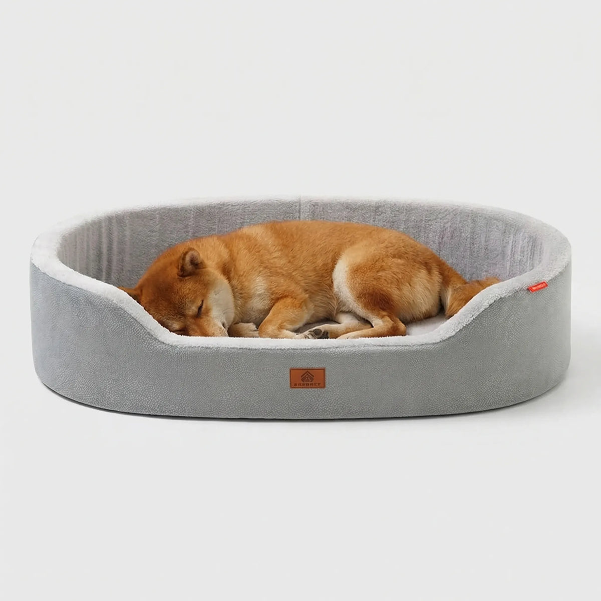 Dog Bed Orthopedic Foam Waterproof Lining Raised Edges