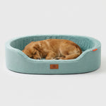 Dog Bed Orthopedic Foam Waterproof Lining Raised Edges