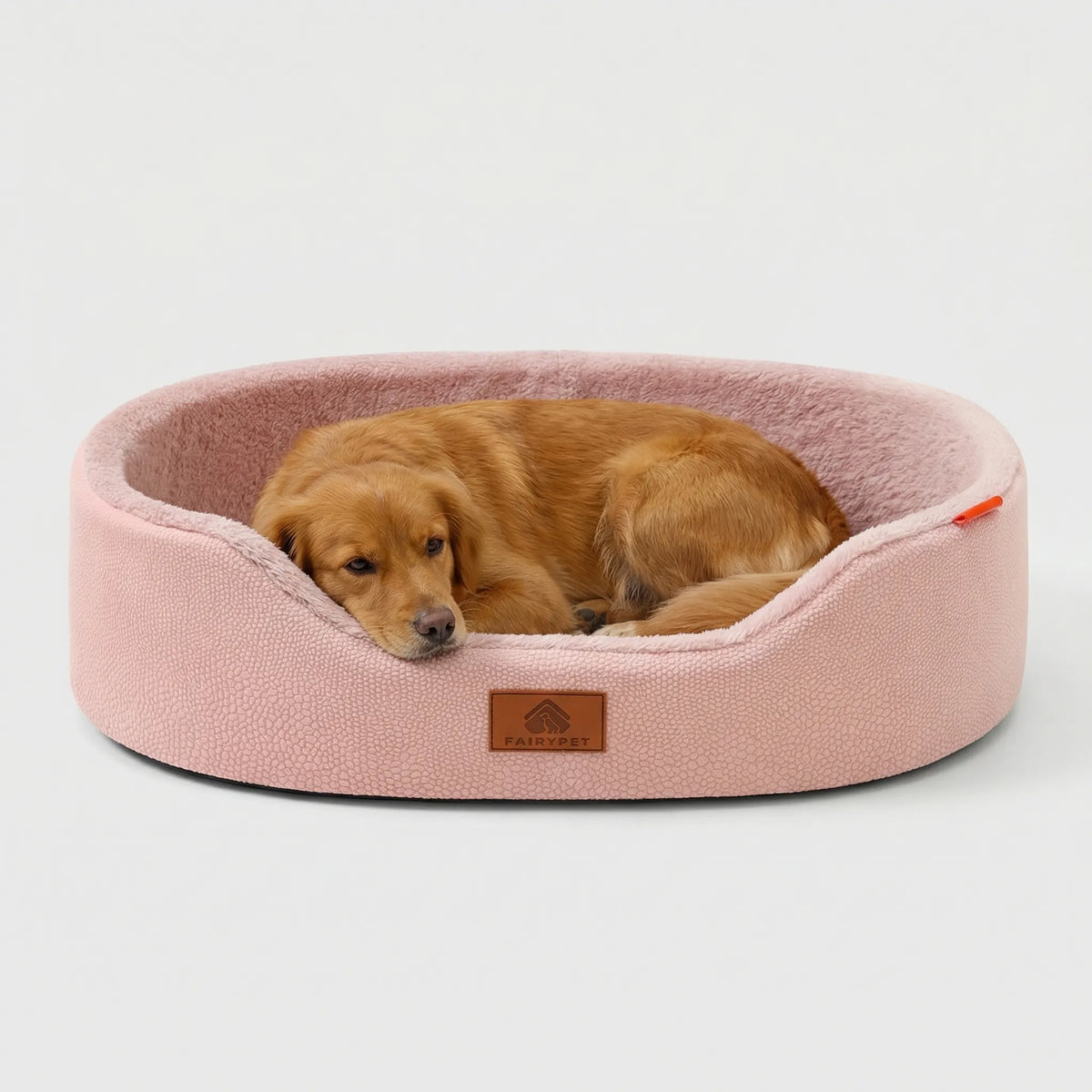 Dog Bed Orthopedic Foam Waterproof Lining Raised Edges