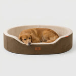 Dog Bed Orthopedic Foam Waterproof Lining Raised Edges