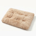 Dog Bed Orthopedic Foam Waterproof Lining Removable Faux Fur Cover