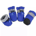 Dog Boots Water-Resistant Textured Grip Sole Set of 4
