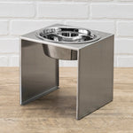 Dog Bowl Stand Stainless Steel Non-Slip Three Heights