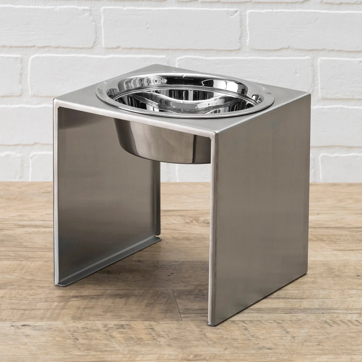 Dog Bowl Stand Stainless Steel Non-Slip Three Heights