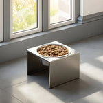 Dog Bowl Stand Stainless Steel Non-Slip Three Heights