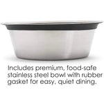 Dog Bowl Stand Waterproof Stainless Steel Bowl Two Heights