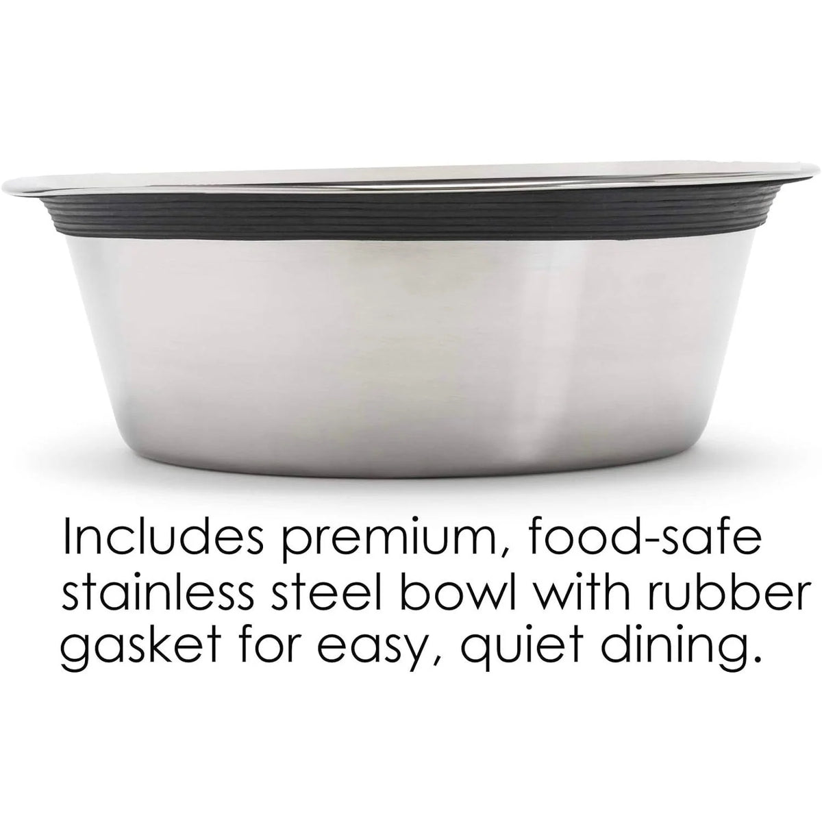 Dog Bowl Stand Waterproof Stainless Steel Bowl Two Heights