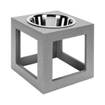 Dog Bowl Stand Waterproof Stainless Steel Bowl Two Heights