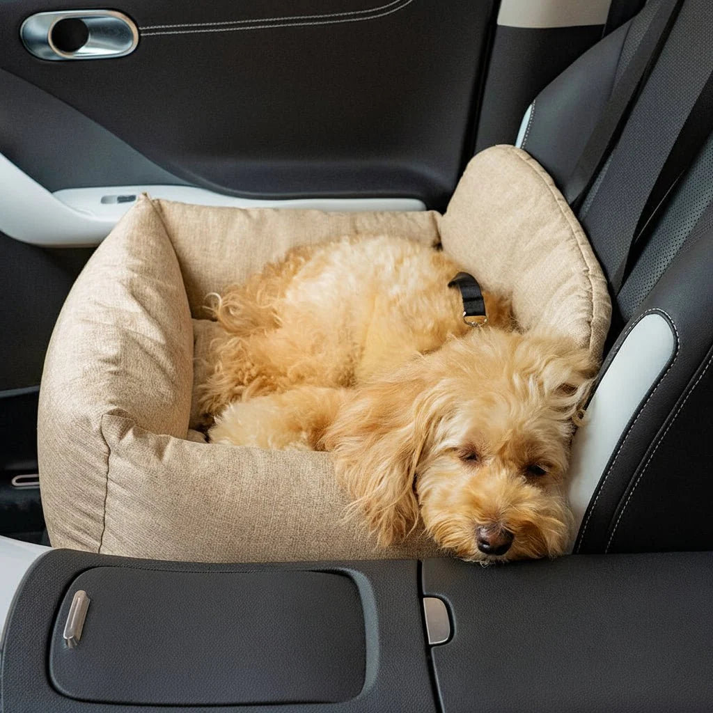 Dog Car Bed Washable Non-Slip Secure Straps