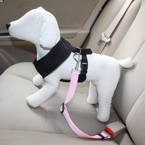 Dog Car Safety Belt Adjustable Nylon Leash