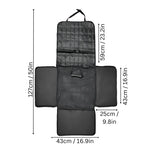Dog Car Seat Booster Barrier Walls Foldable Oxford Cloth