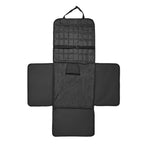 Dog Car Seat Booster Built-In Barrier Walls Foldable Hammock