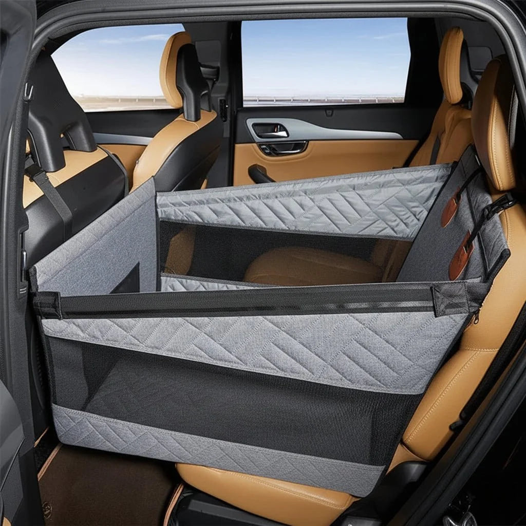 Dog Car Seat Cover Waterproof Non-Slip Wipe-Clean Surface