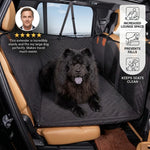 Dog Car Seat Extender Hard-Bottom Waterproof Memory Foam