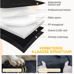 Dog Car Seat Extender Waterproof Memory Foam Rigid Base
