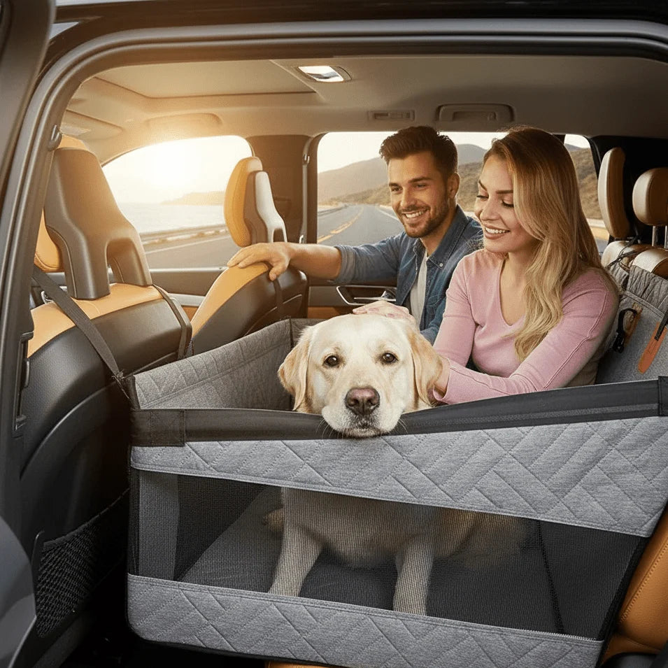 Dog Car Seat Protector Waterproof Non-Slip Underside