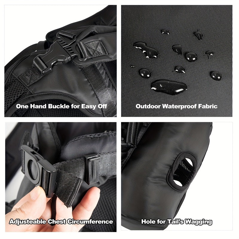 Dog Carrier Backpack Hands-Free Padded & Breathable