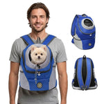 Dog Carrier Backpack Padded Adjustable Straps Integrated Safety Harness