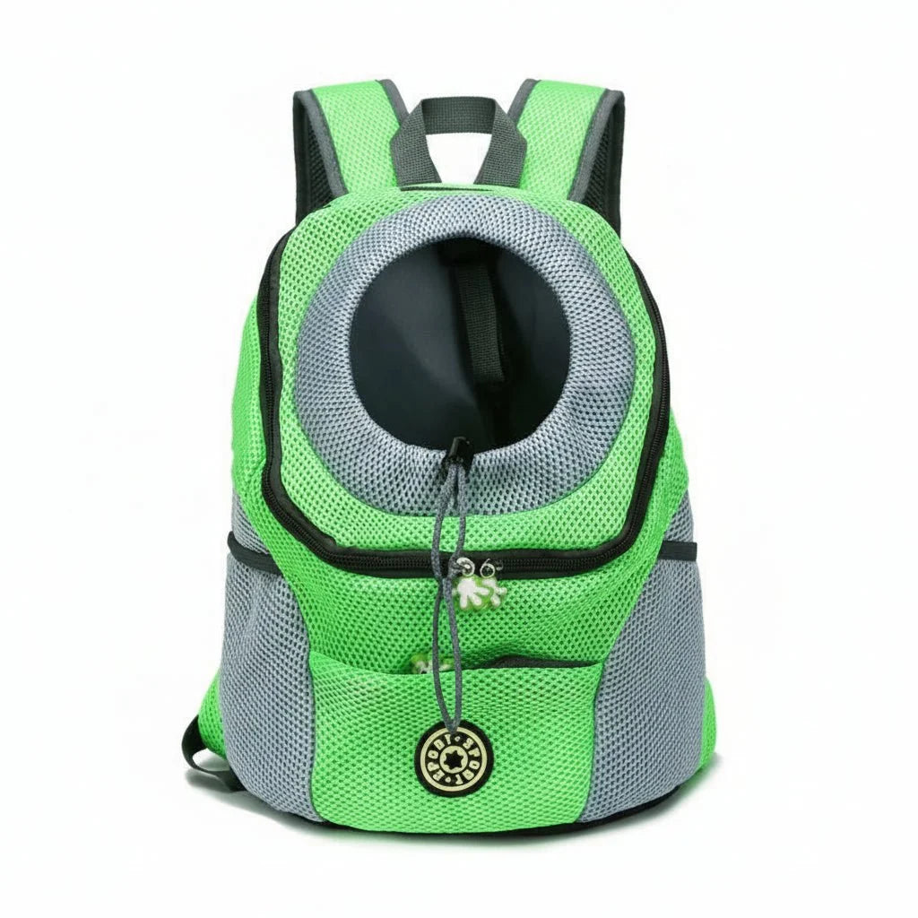 Dog Carrier Backpack Padded Adjustable Straps Integrated Safety Harness