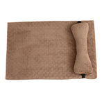Dog & Cat Bed Calming Plush Removable Pad
