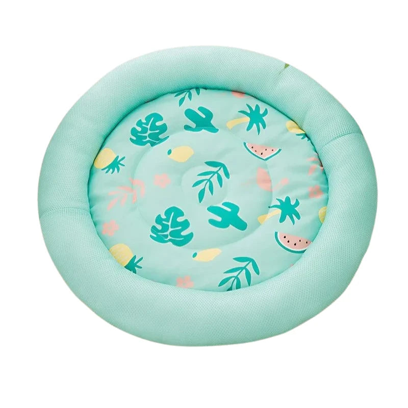 Dog & Cat Bed Plush Bolster Non-Slip Base