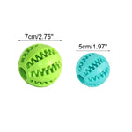 Dog Chew Ball Treat-Dispensing Textured Natural Rubber